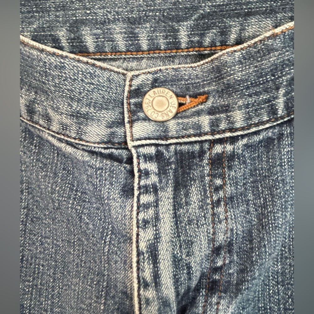 Lauren Jeans Co. Ralph Lauren Denim Wide Leg Jeans Women's Size 10 - Picture 4 of 14